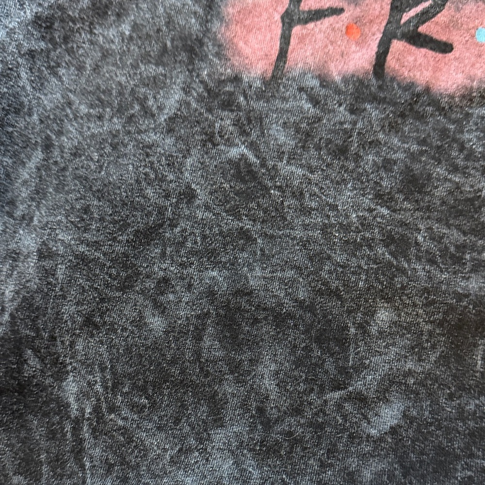FRIENDS Washed Black Graphic Tee Large - Picture 5 of 10
